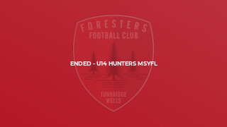 ENDED - U14 Hunters MSYFL