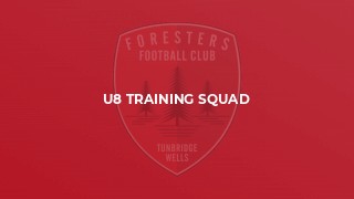 U8 Training Squad