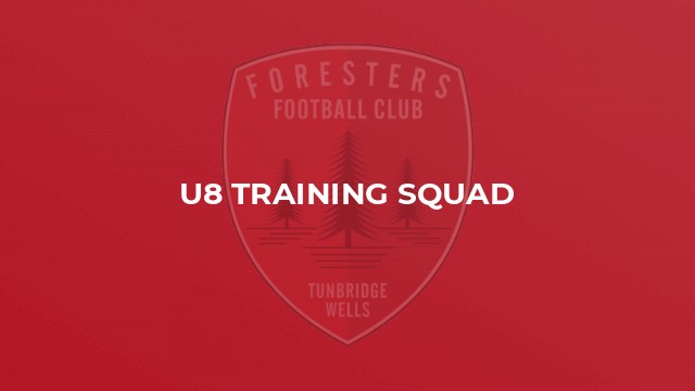 U8 Training Squad