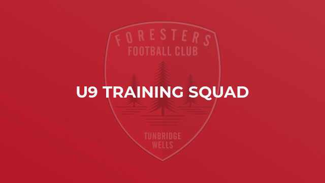 U9 Training Squad