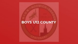 Boys U12 County