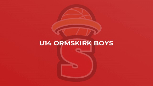 U14 Ormskirk Boys