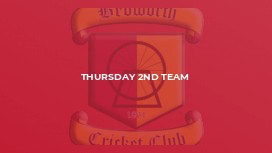 Thursday 2nd Team