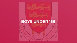 Boys Under 11B