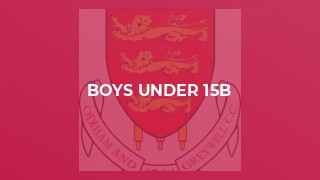 Boys Under 15B