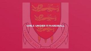 Girls Under 11 Hardball