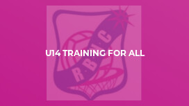 U14 Training for all