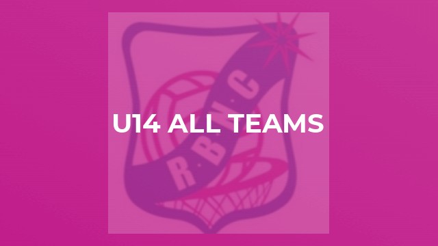 U14 All teams