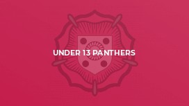 Under 13 Panthers