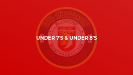 Under 7's & Under 8's