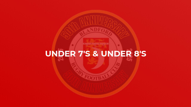 Under 7's & Under 8's