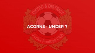 Acorns - Under 7
