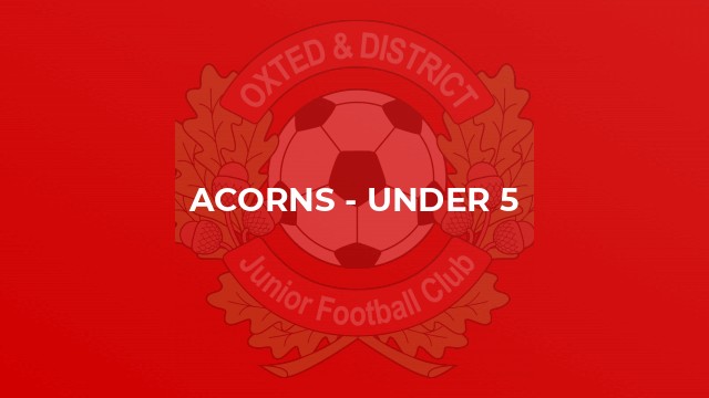 Acorns - Under 5