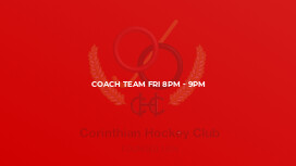 Coach Team Fri 8pm - 9pm
