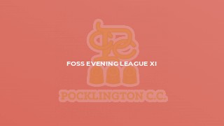 Foss Evening League XI