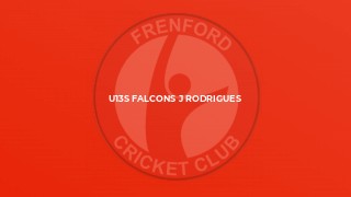 U13s Falcons J Rodrigues