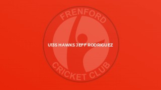 U13s Hawks Jeff Rodriguez