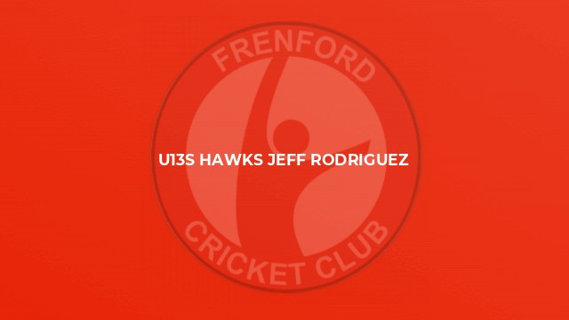U13s Hawks Jeff Rodriguez