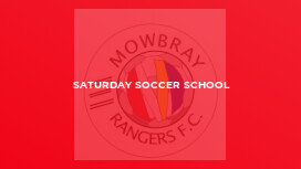 Saturday Soccer School