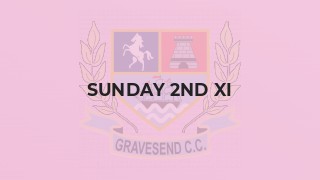 Sunday 2nd XI