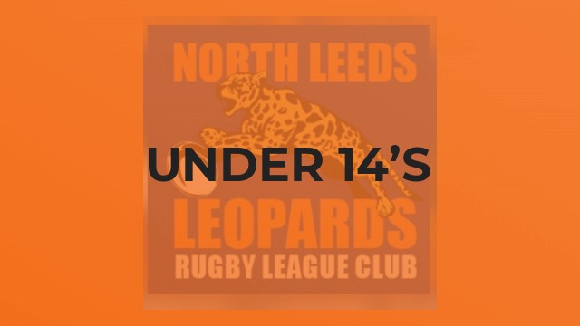 Under 14’s