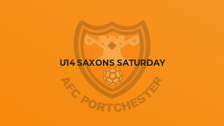 U14 Saxons Saturday