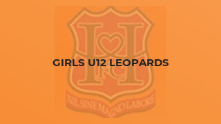 Girls U12 Leopards