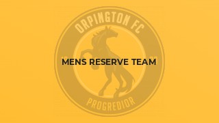 Mens Reserve Team